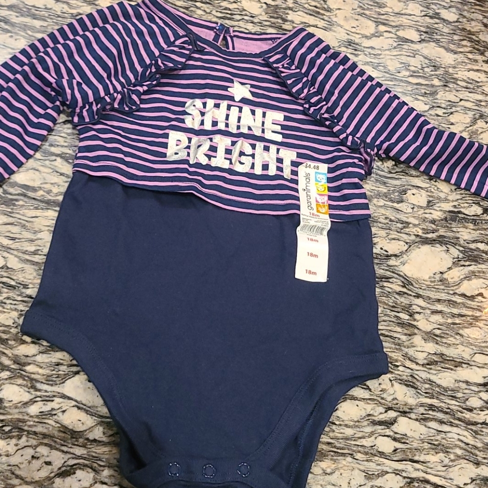 Long sleeve onesie baby girl